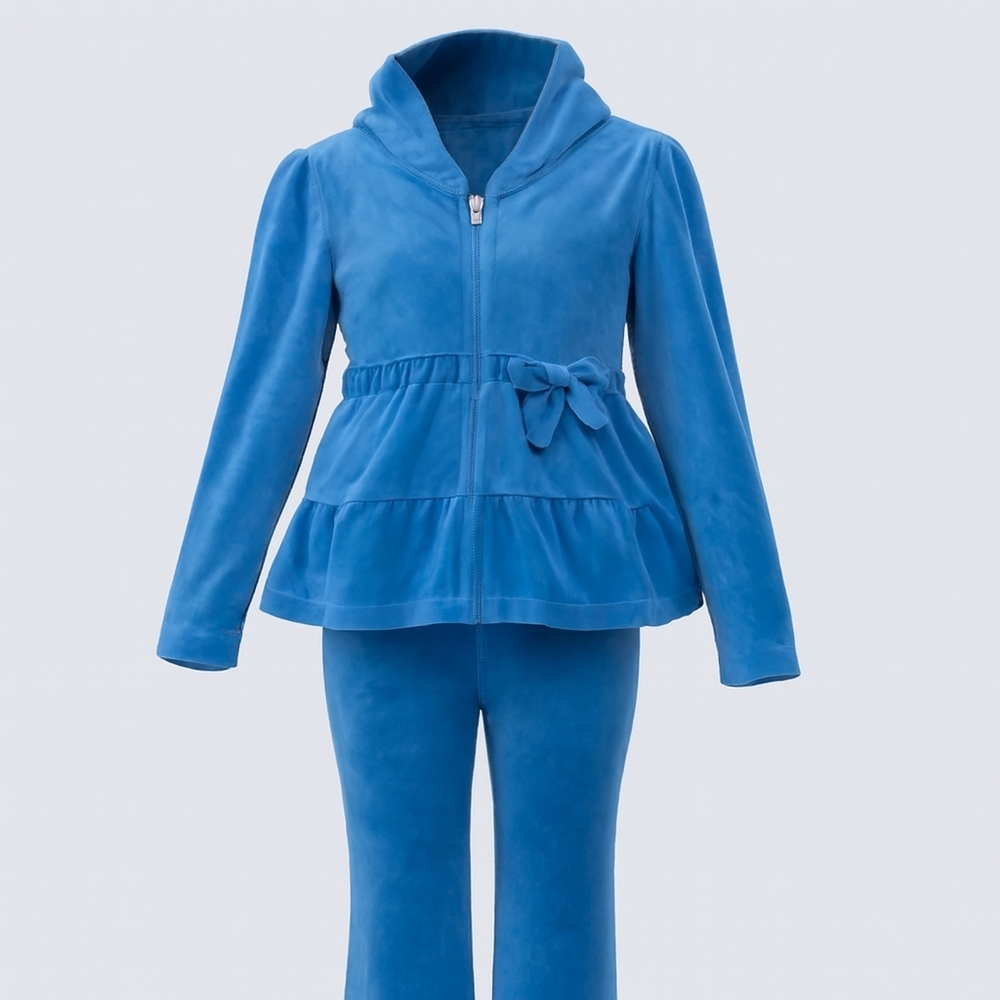 Kenneth Cole Reaction Girls’ Matching Hoodie Set – Kids’ 2-Piece Casual Set Sz 4